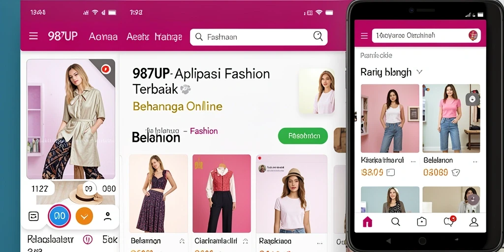 Tampilan antarmuka 987UP yang menarik dan mudah digunakan.