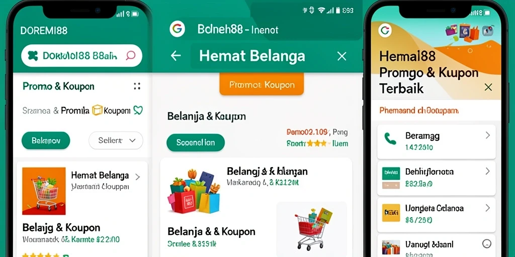 Antarmuka utama DOREMI88 menampilkan berbagai promosi dan kupon terkini.