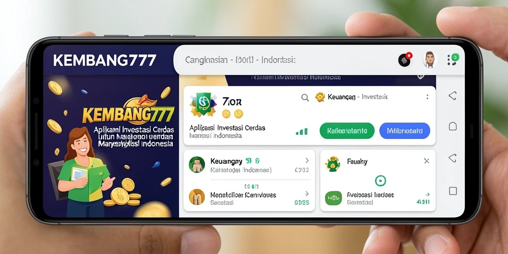 Screenshot antarmuka KEMBANG777 yang menampilkan fitur Investasi yang canggih.