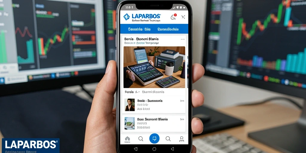 Tampilan antarmuka LAPARBOS yang informatif dan menarik.