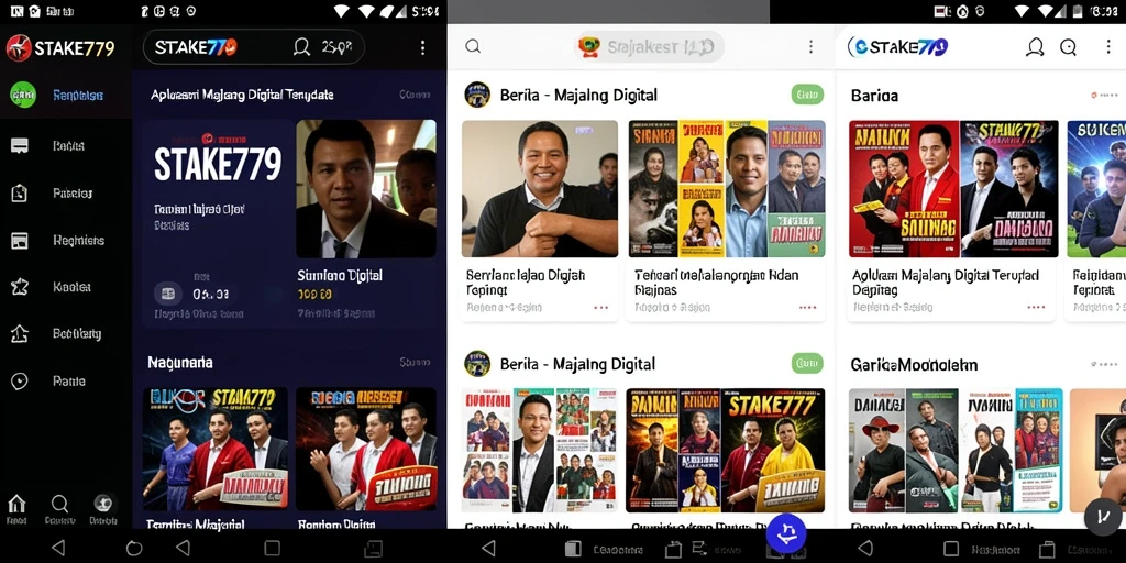 Antarmuka pengguna STAKE779 yang menarik dan interaktif.