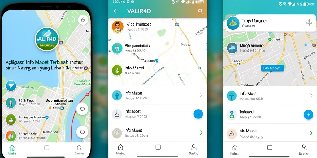Antarmuka VALIR4D menampilkan informasi lalu lintas secara jelas dan interaktif.
