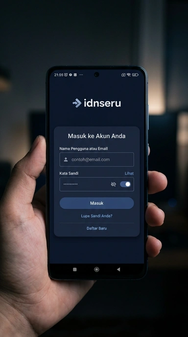 Masuk ke Akun idnseru Anda dengan Mudah